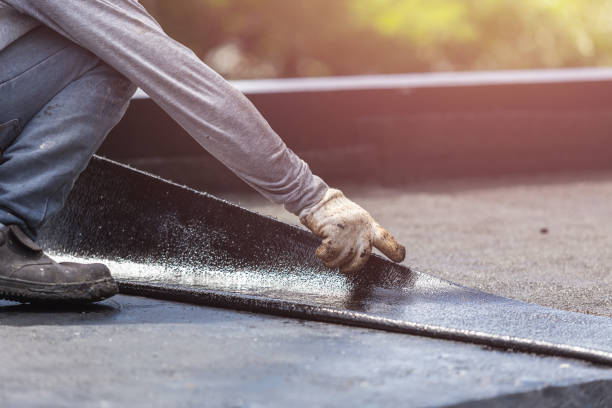 Professional Waterproofing technician working in Burrton, KS
